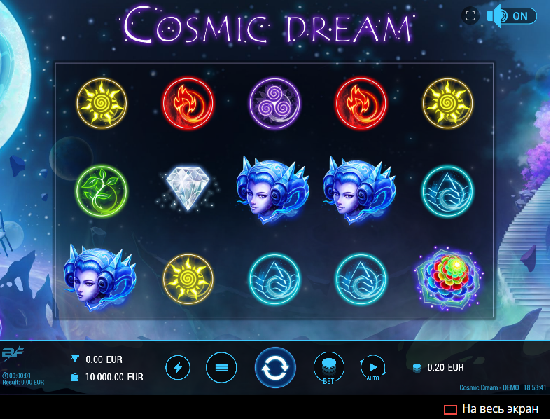 1win Cosmic Dream