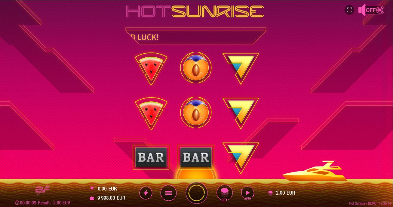1win Hot Sunrise Slot