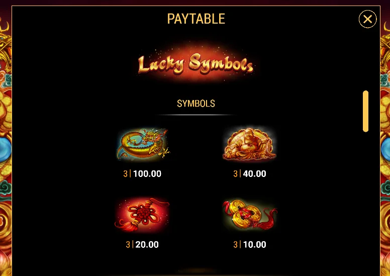 Lucky Symbols играть в казино 1вин