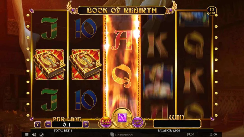 Book of Rebirth казино 1win