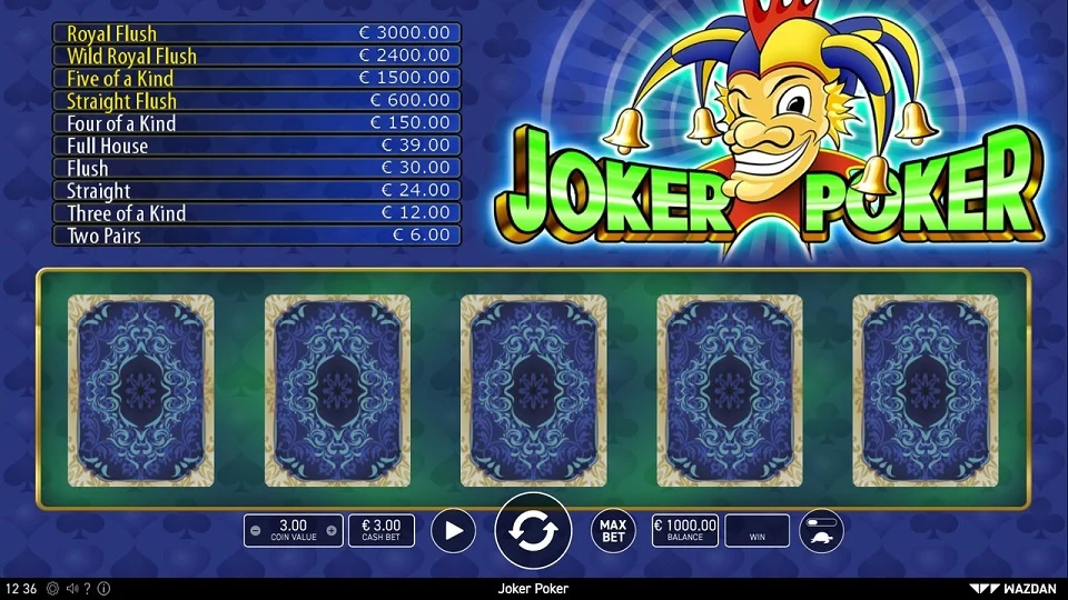 Joker Poker 50 Hand казино 1win 