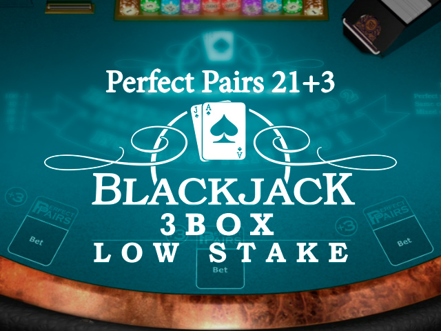 Perfect Pairs 21+3 Blackjack (3 Box) Low Stakes играть онлайн
