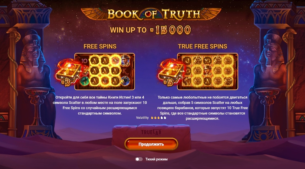 Book of truth slot 1win