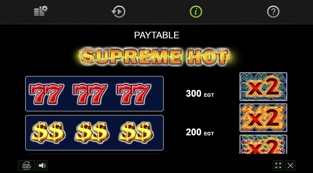 Supreme Hot slot 1win