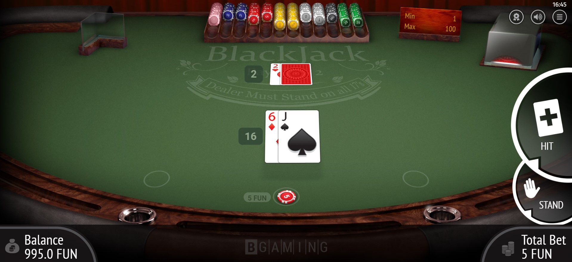 Multihand Blackjack slot