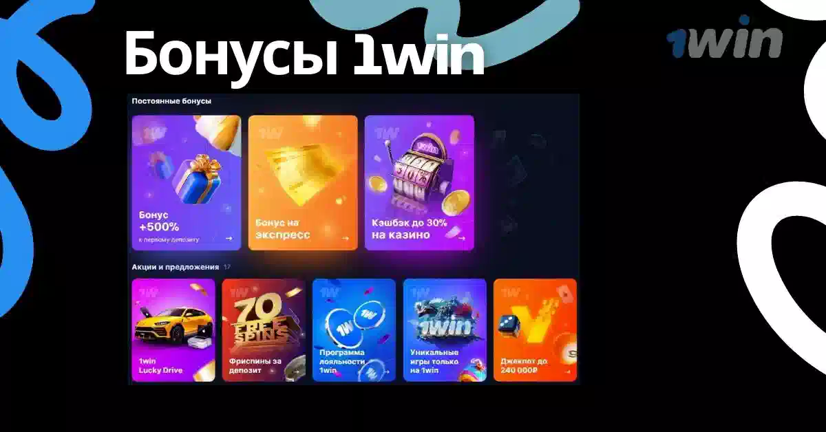 Бонусы казино 1win