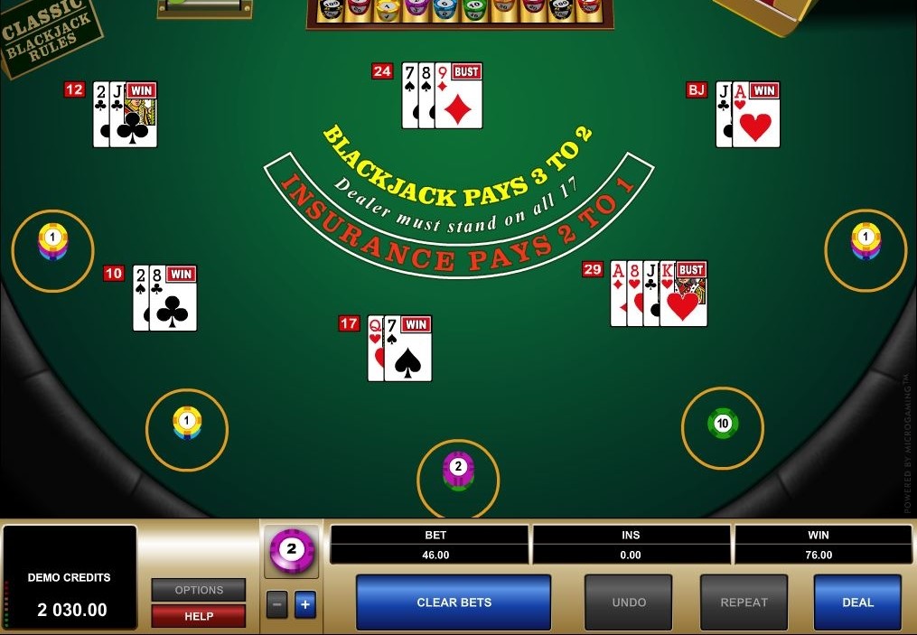 Classic Blackjack slot