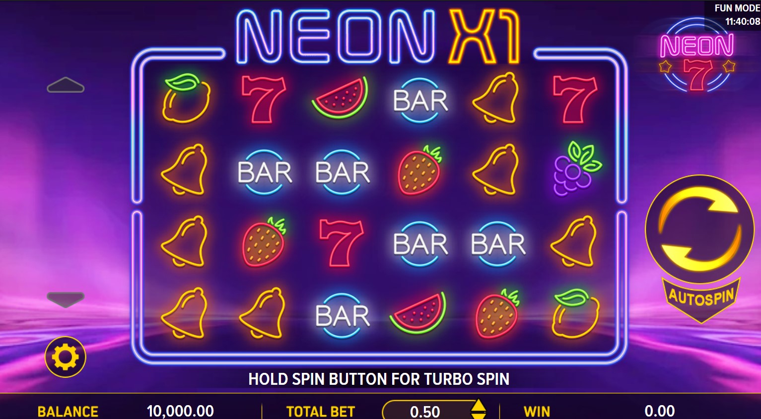 Neon 7 slot