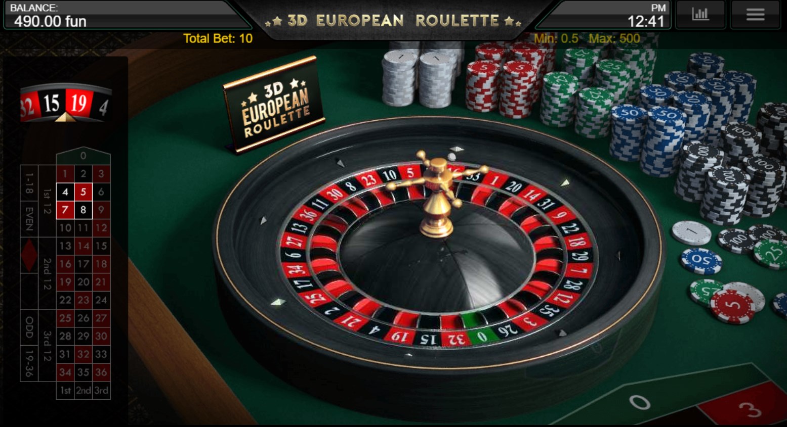 European Roulette демо
