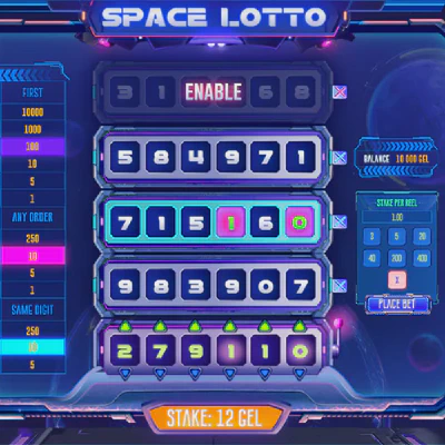 Space Lotto 1win – космическая лотерея