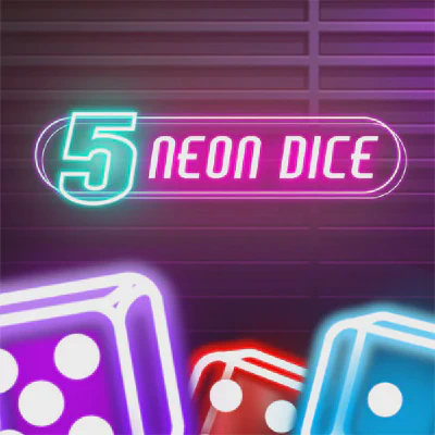 5 Neon Dice