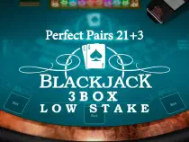 Perfect Pairs 21+3 Blackjack (3 Box) Low Stakes - Играть в 1win