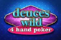Deuces Wild Poker 4 Hand 🂥 Играй в онлайн покер 1win 