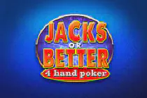 Jacks Or Better Poker 4 Hand - топовый видеопокер на 1win